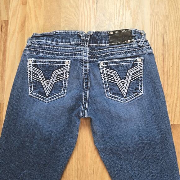 Vigoss women's The Chelsea Slim Boot jeans size 7/8 - Picture 6 of 7